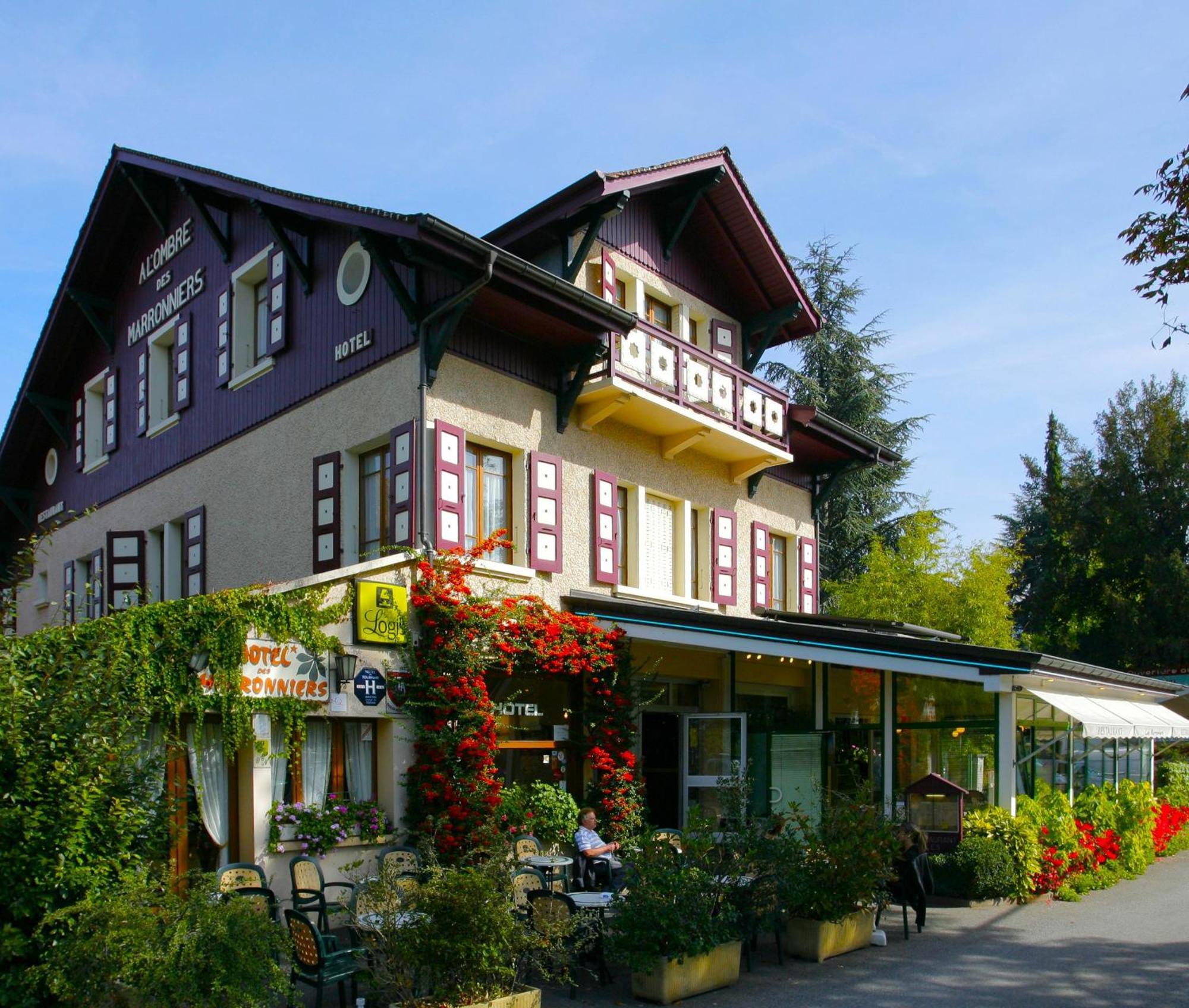 Hotel Les Marronniers Thonon-les-Bains Exterior foto